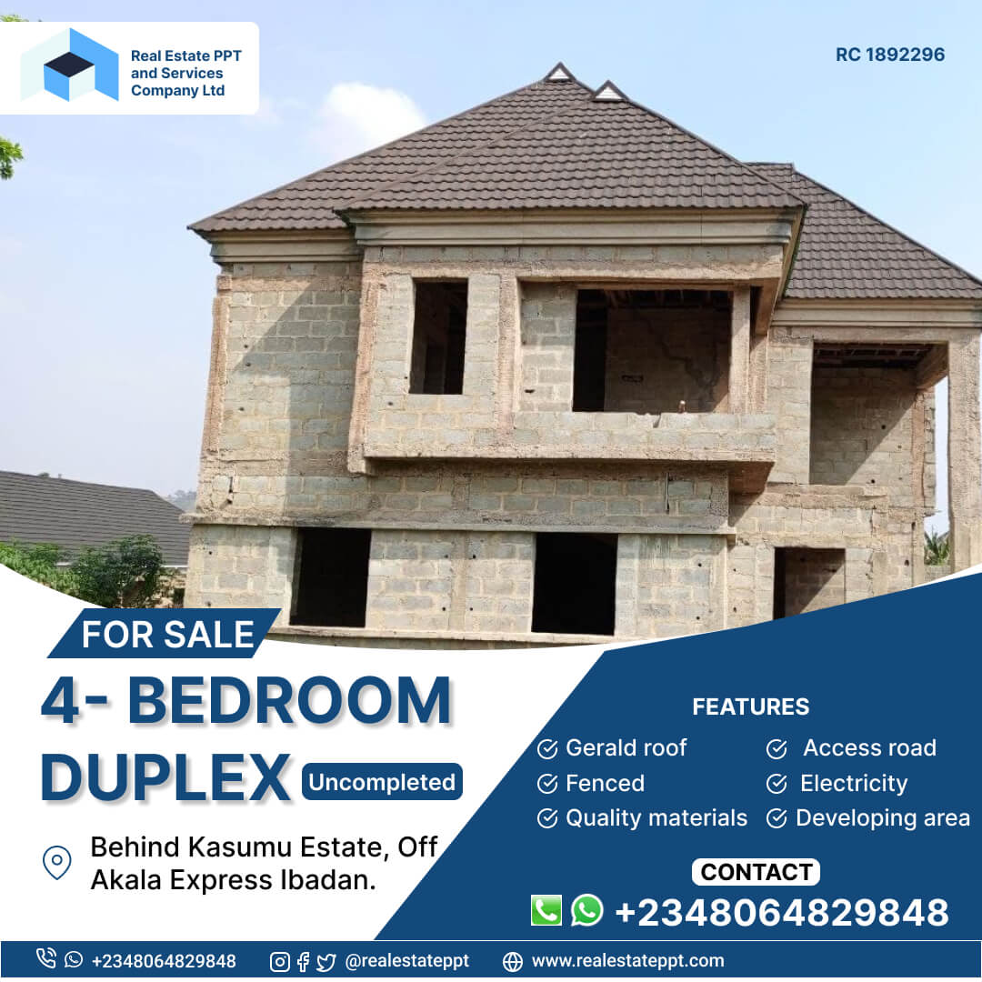 4 Bedroom Duplex for sale in Ibadan