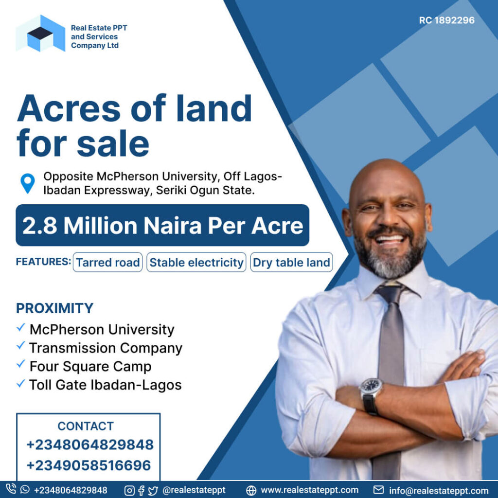 Acres of land for sale