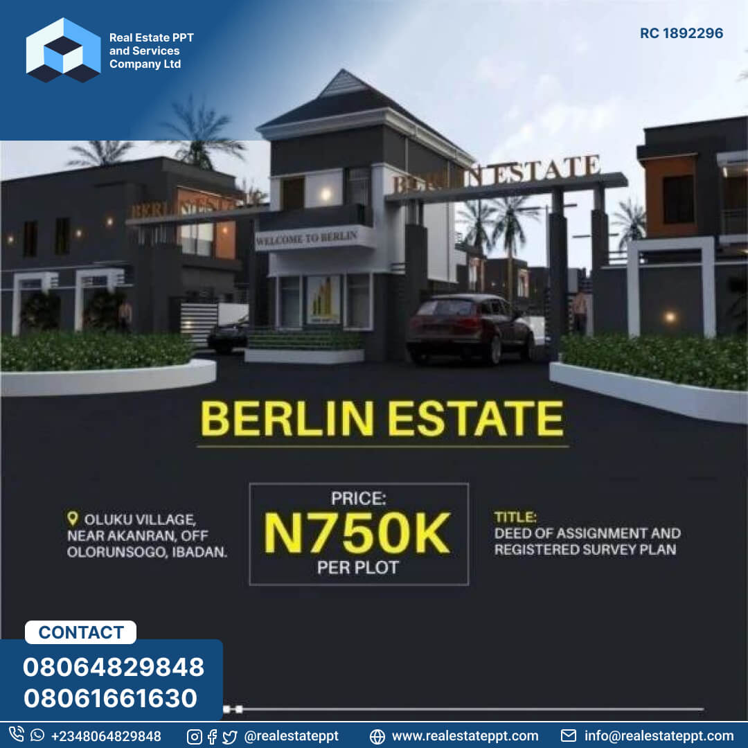 Berling Estate Cheap land Ibadan